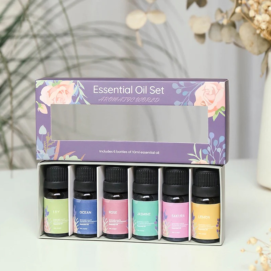 Essential Oil Set Aromatic World - A set of aromatic water-soluble oils (6 * 10 ml)