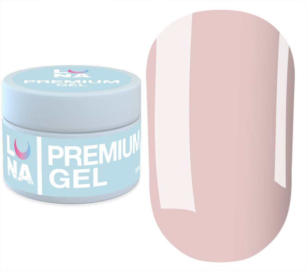 LUNA Gel Premium No. 4 (beige-pink), 30 ml