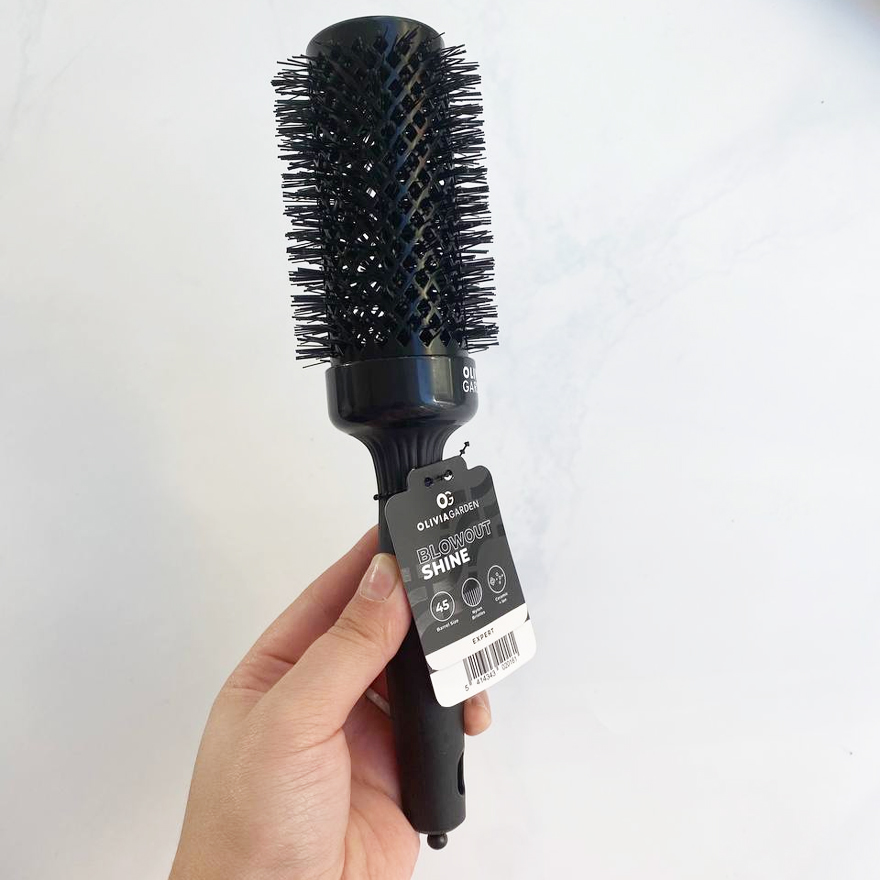 Olivia Garden Brushing thermo EXPERT BLOWOUT Shine Black 45 mm synthetic bristles
