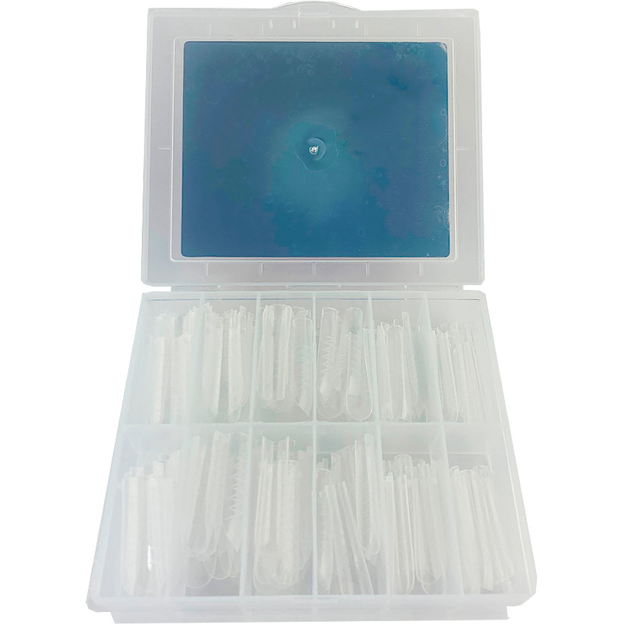 DNKa Верхні форми для моделювання Top Nail Forms Square, 120 шт