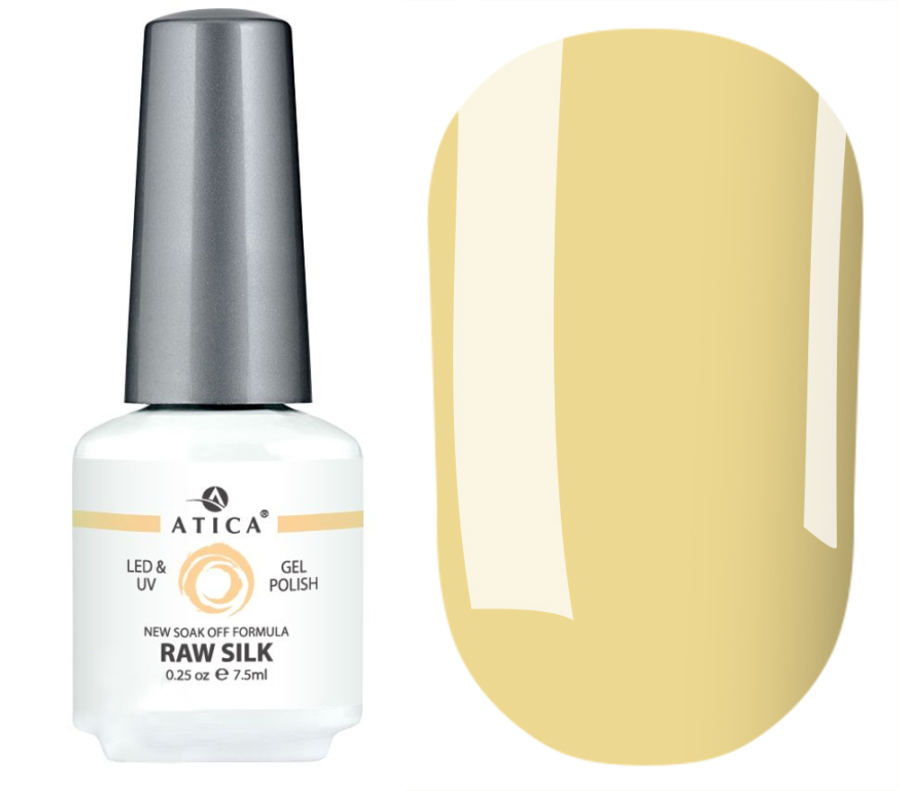 Gel Polish Atica GPM 251 Raw Silk (sand, enamel), 7.5 ml