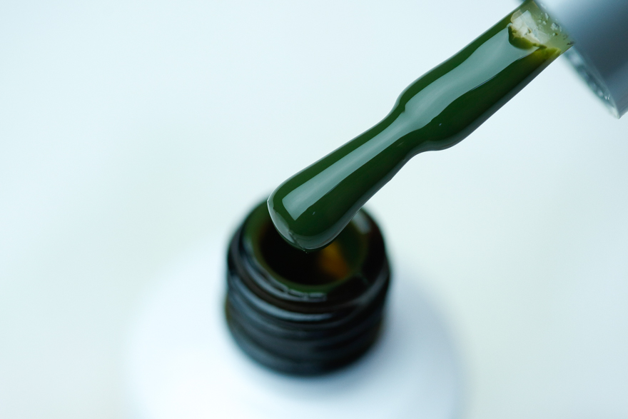 Gel varnish Atica GPM 215 Military (khaki, enamel), 7.5 ml
