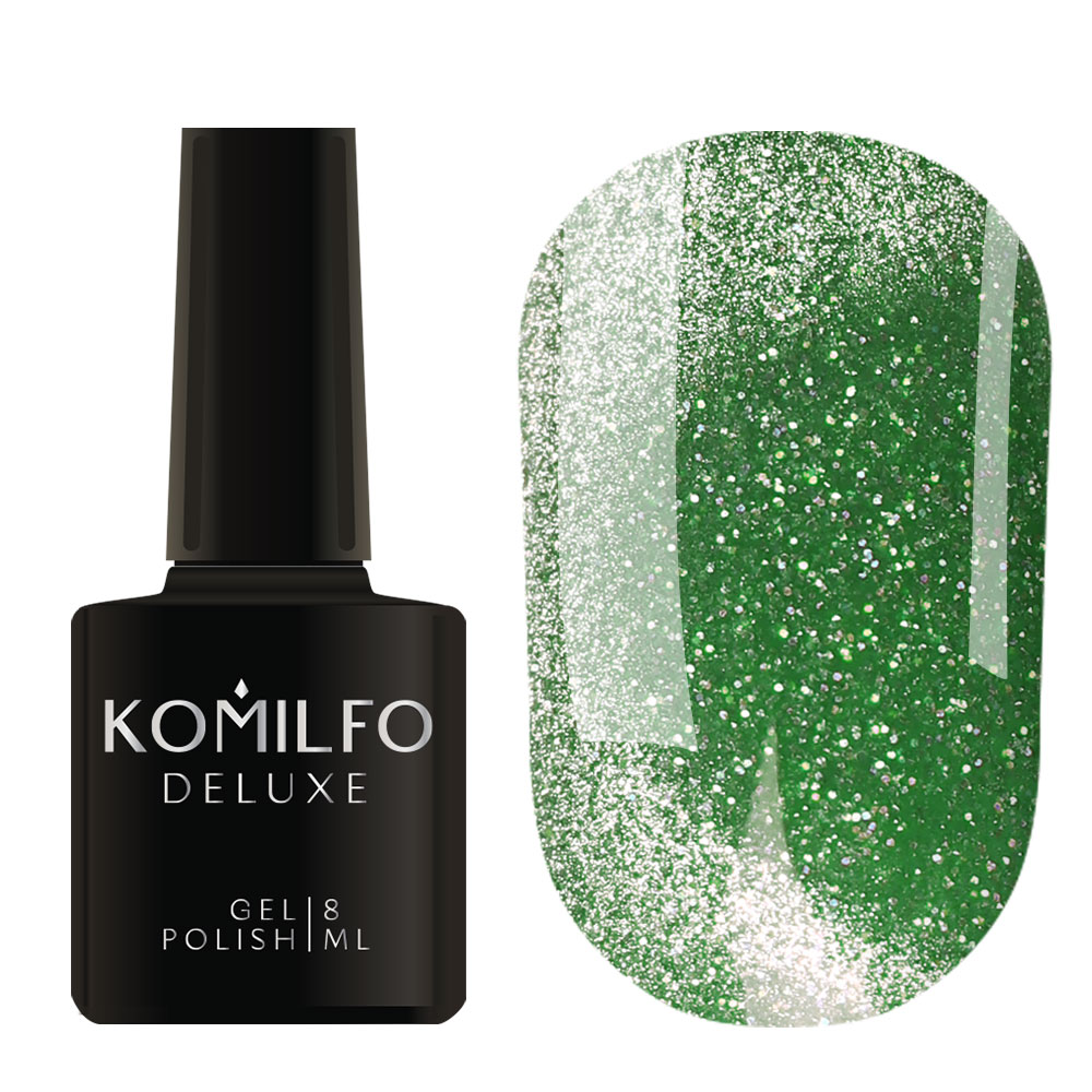 Гель-лак Komilfo Luminous Cat Eye 006 (зелений), 8 мл Гель-лак Komilfo Luminous Cat Eye 006 (зелений), 8 мл