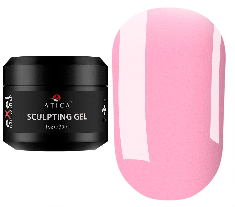 Atica Моделюючий гель Sculpting Gel Sweet Pink Shimmer 08, 30 мл Atica Моделюючий гель Sculpting Gel Sweet Pink Shimmer 08, 30 мл