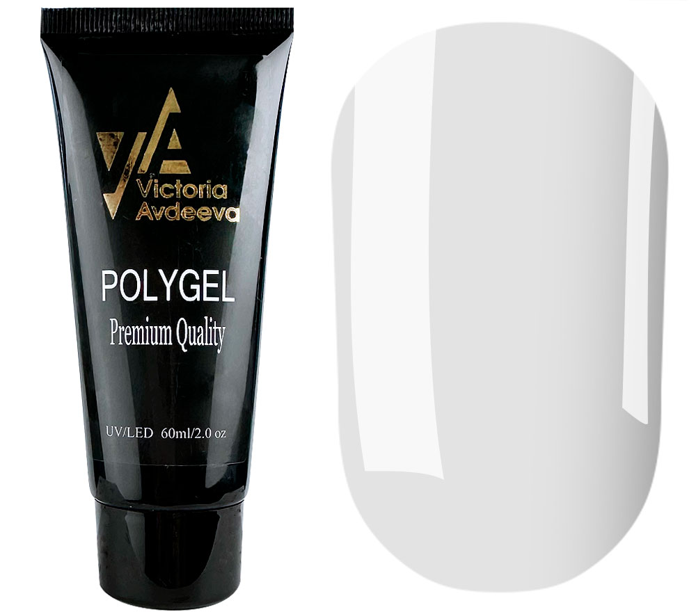 Victoria Avdeeva Гель для ногтей Polygel Clear, 60 мл
