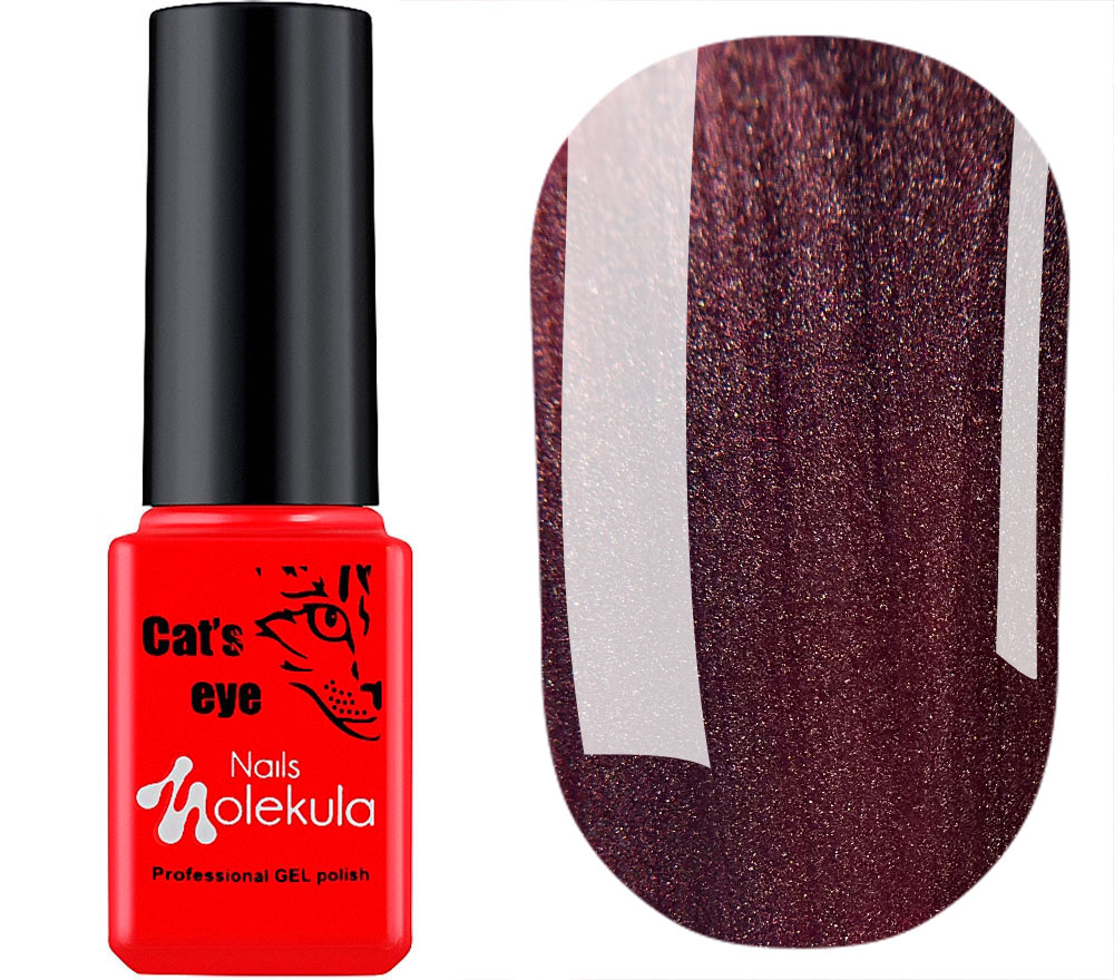 Molekula DIAMOND gel varnish No. 501 (silver, with sparkles and mica), 6 ml