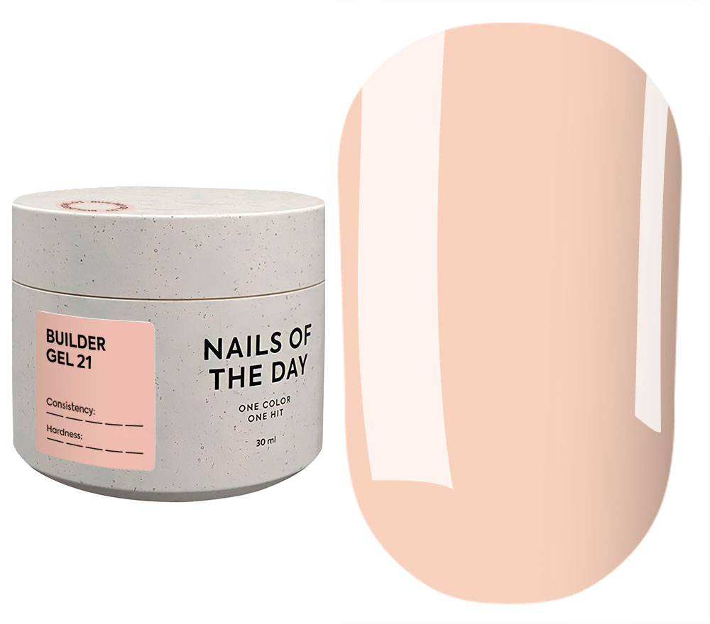 Nails Of The Day Гель для нігтів Builder gel 21, 30 мл