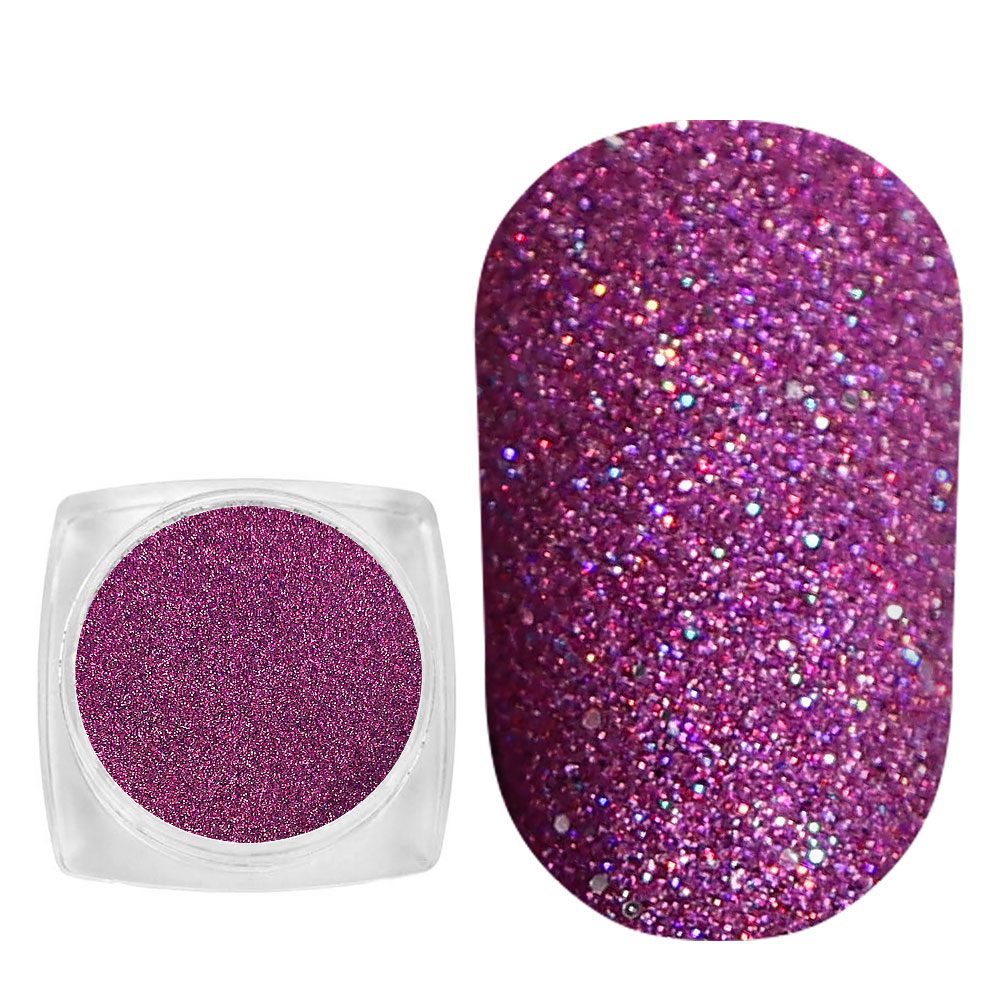 Komilfo spangles 008, size 0.08 mm, (purple hologram), E2.5 g