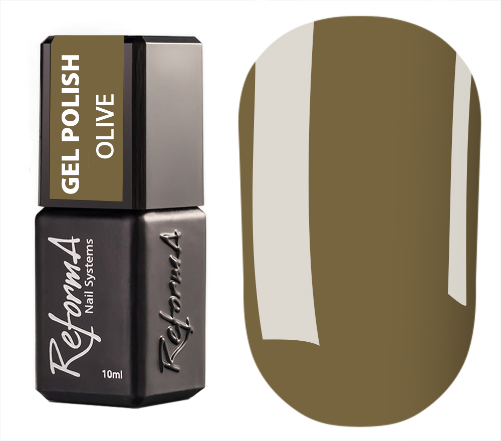 Reforma gel polish, Olive (olive khaki, enamel), 10 ml