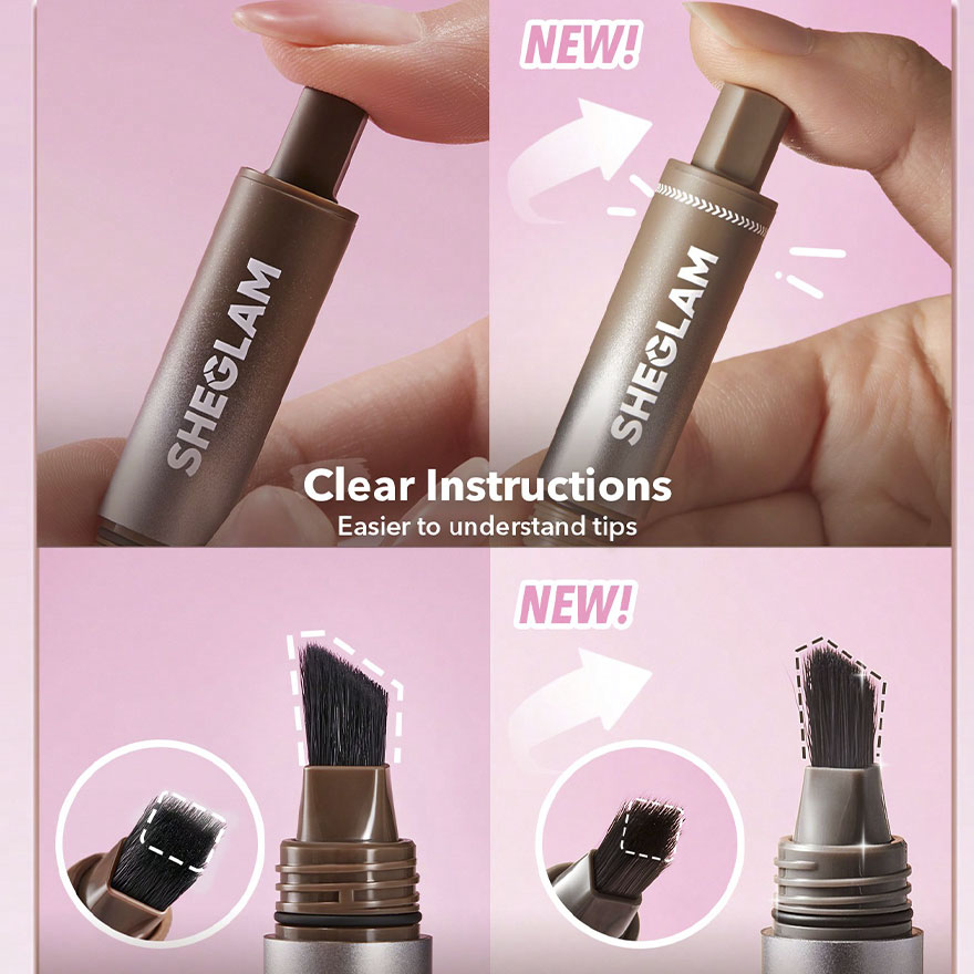 Sheglam Помадка для брів Brow-Fection Angled Brush & Dip-Taupe, 1,2 мл