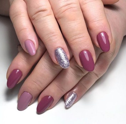 Гель-лак NUB 110 Pegasus (бледно-сиреневый с блестками), 8 мл
