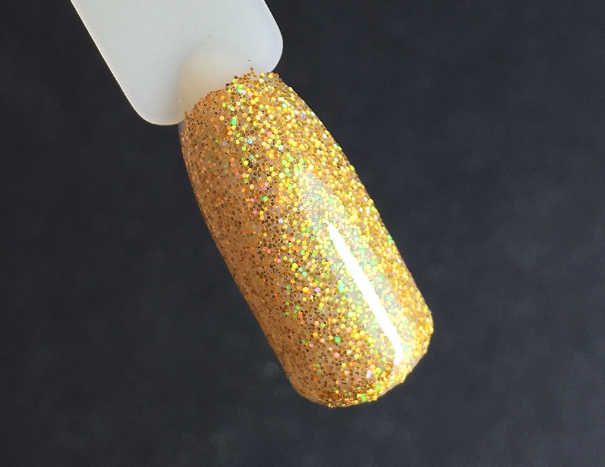 Komilfo spangles 003, size 0.08 mm, (gold, hologram), 2.5 g