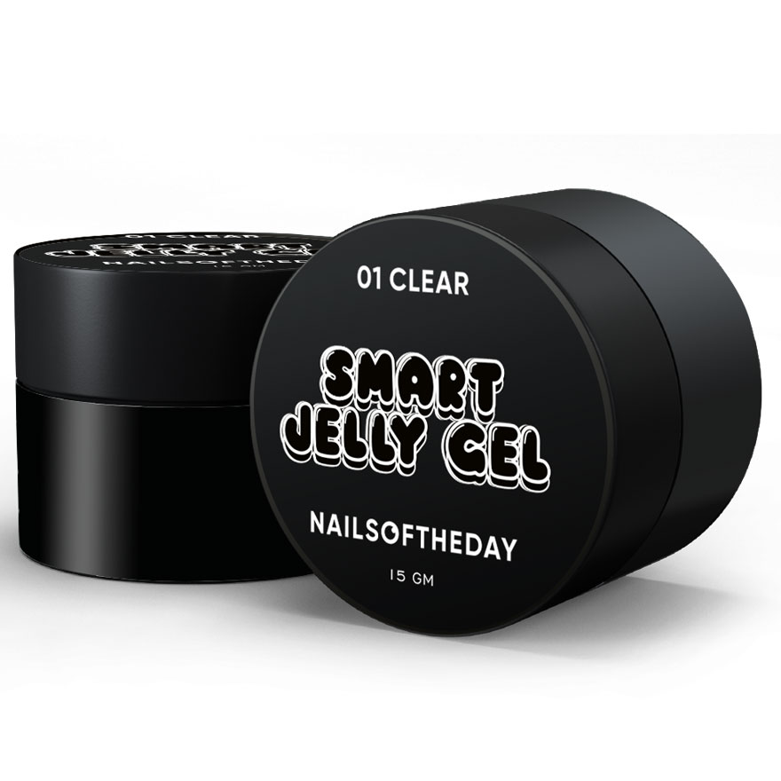 Nails Of The Day Гель для нігтів Smart Jelly gel №01 Clear (прозорий), 15 мл Nails Of The Day Гель для нігтів Smart Jelly gel №01 Clear (прозорий), 15 мл