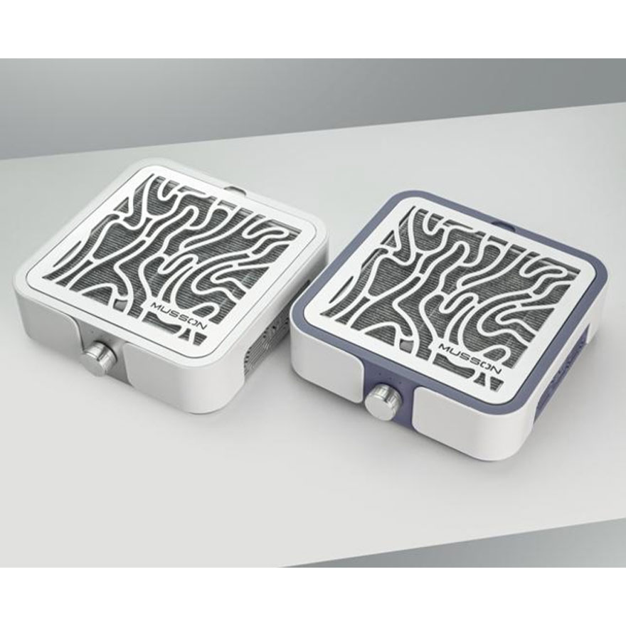 MUSSON Витяжка для манікюру та педикюру X 2 Graphite на 72W (гарантія 24 місяці)