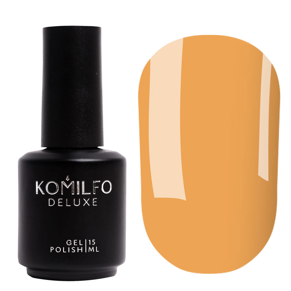 Gel Polish Komilfo Deluxe Series D317 Tangerine orange (tangerine orange, enamel), 15 ml.