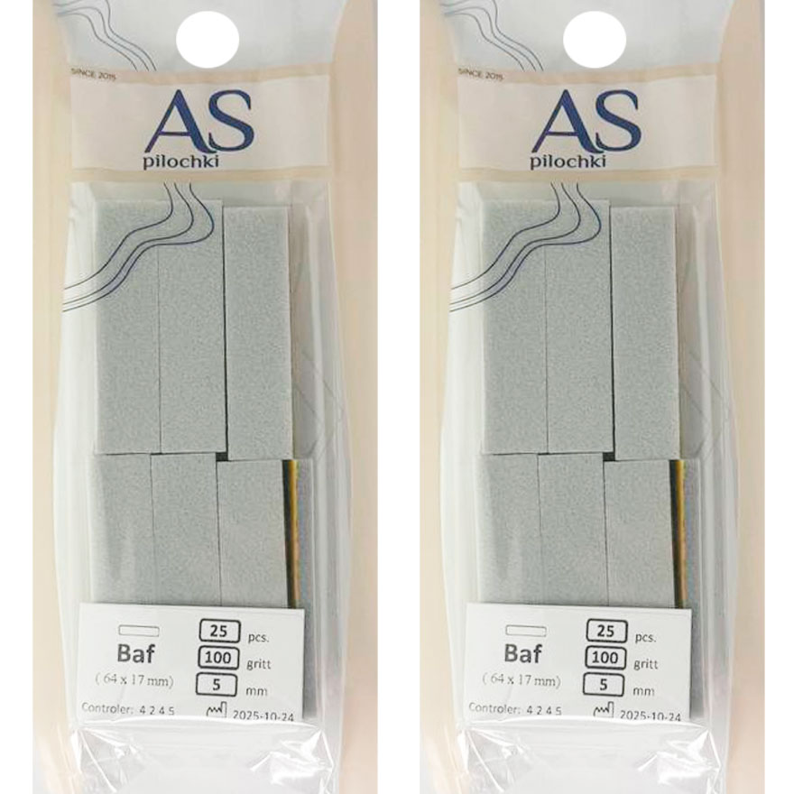 AS Replacement abrasive for BAF White, 100 grit (50 pcs)
