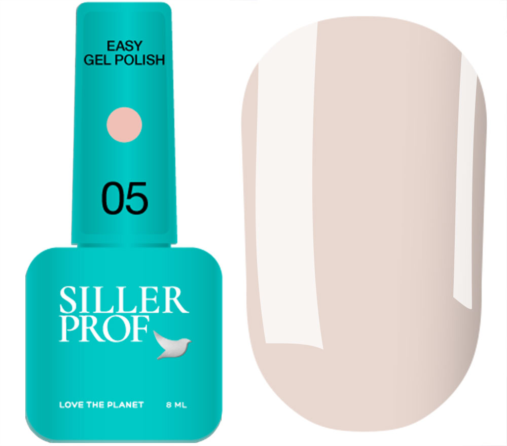 Siller One-step gel polish for nails One-step gel polish EASY #05, 8 ml