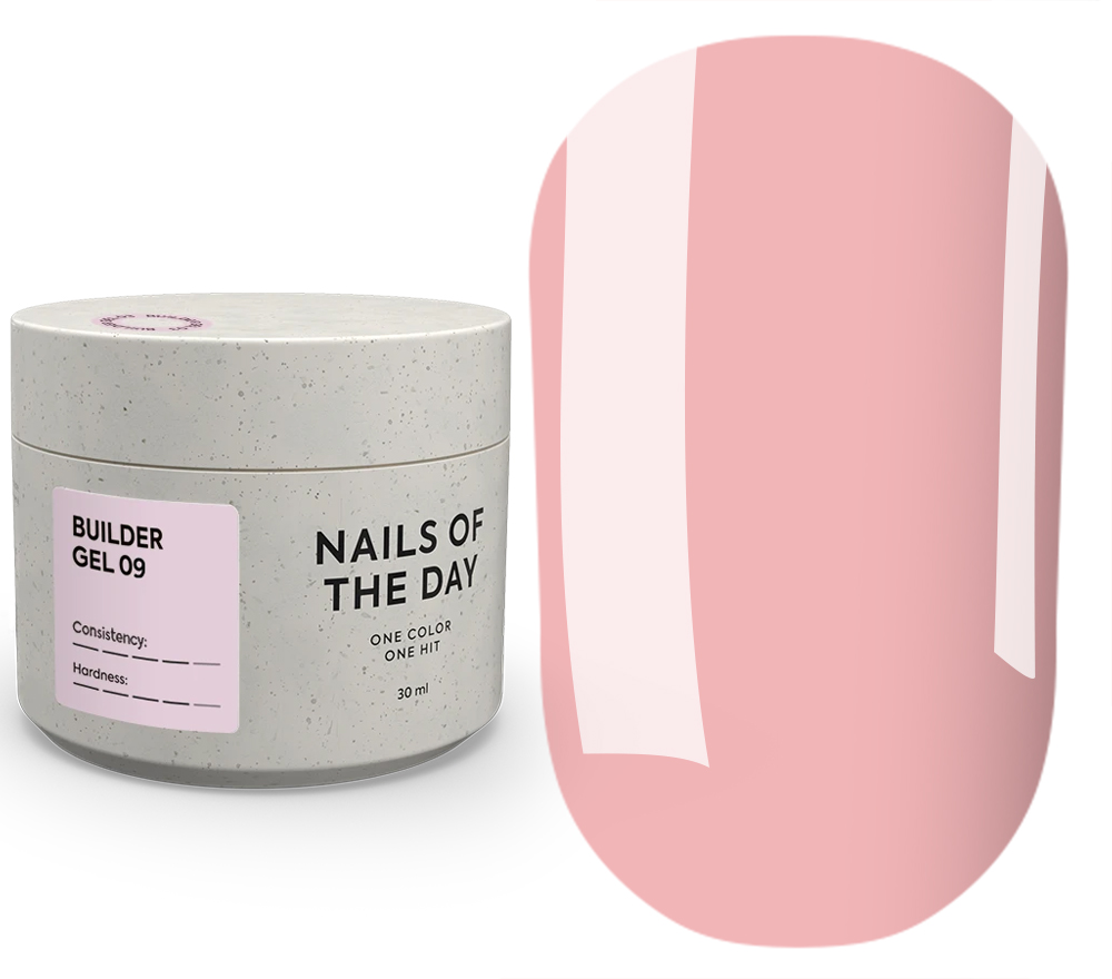 Nails Of The Day Гель для нігтів Builder gel 09, 30 мл