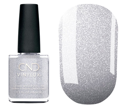 Лак CND Vinylux Weekly Polish - 291 After Hours (сріблястий металік з блискітками), 15 мл