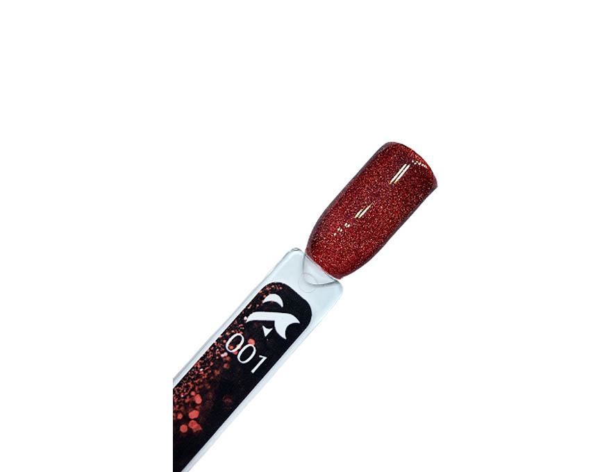 FOX Sphynx Cat eye gel varnish No. 001 (dark red, magnetic), 7 ml