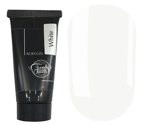 Trendy Nails Acrygel White (белый), 30 г