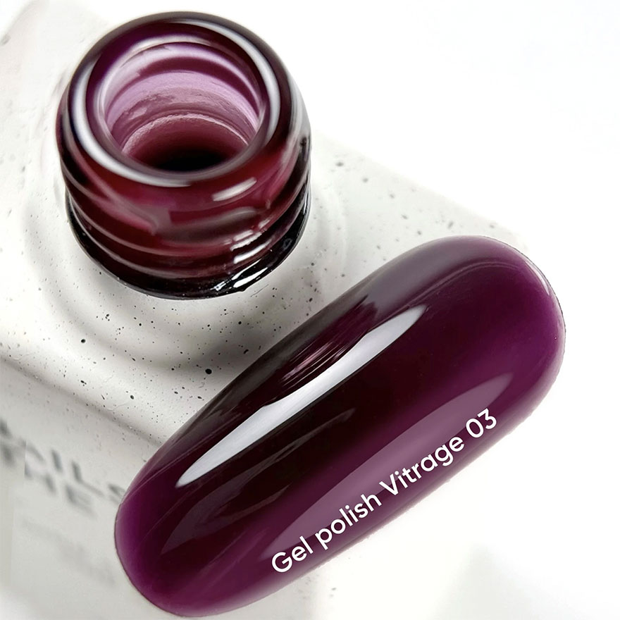 Nails Of The Day Гель-лак Vitrage 03 (винний), 10 мл Nails Of The Day Гель-лак Vitrage 03 (винний), 10 мл