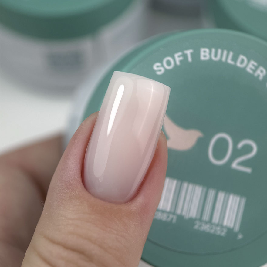 Siller гель для нігтів Soft Builder Gel № 02, 15 мл