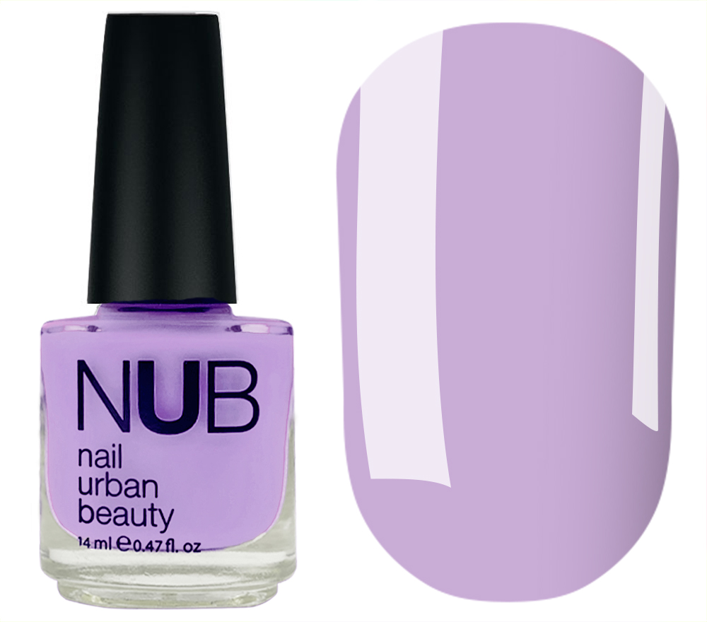 Nail polish NUB 107 (lilac, enamel), 14 ml