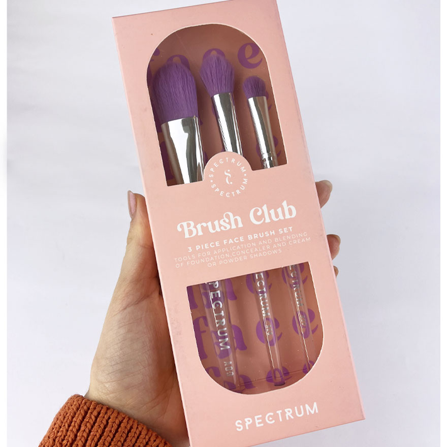 Spectrum набір пензлів для макіяжу 3 Piece Face Brush Set