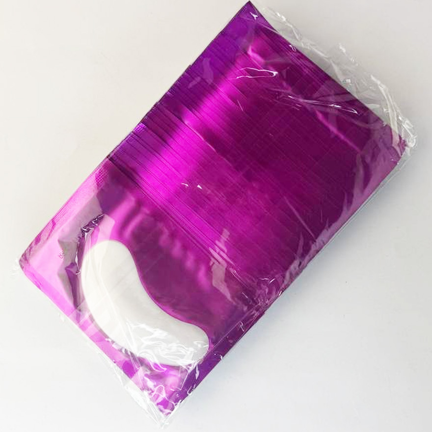 Eye Gel Patches патчі гелеві безворсові подушечки під очі, фуксія, 50 шт.