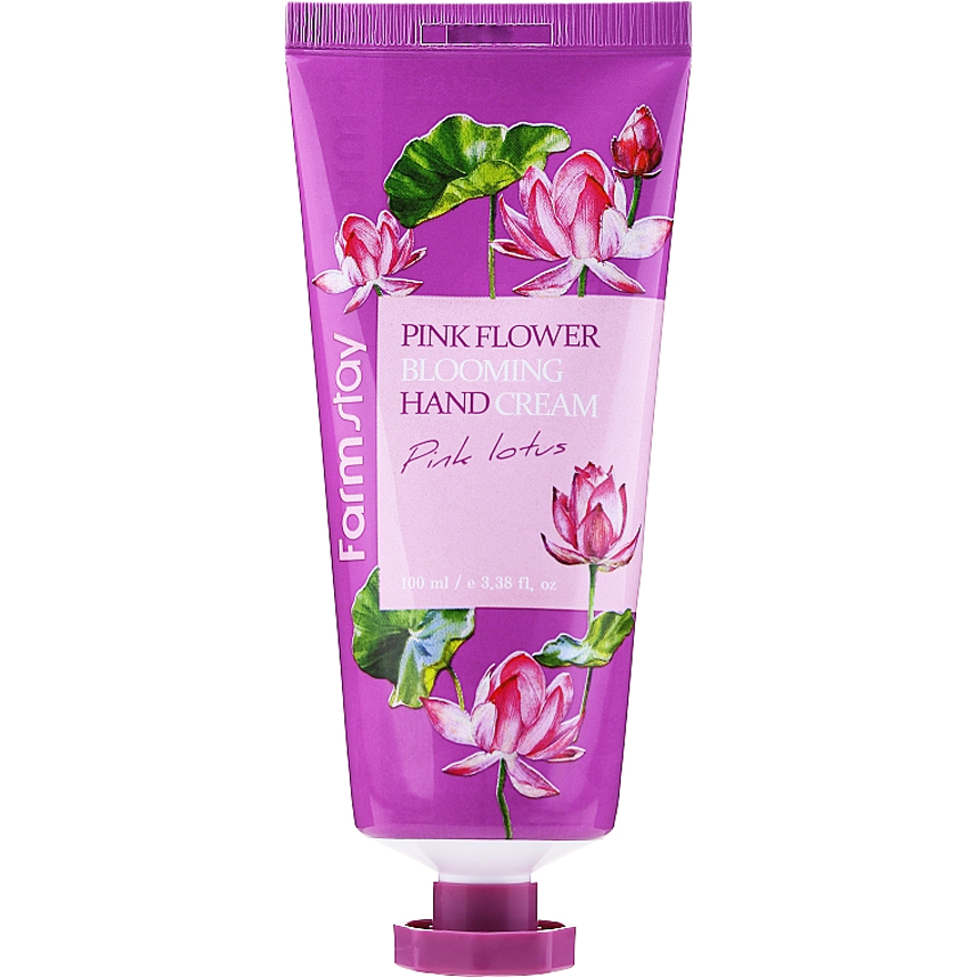 FARMSTAY Pink Flower Blooming Hand Cream Pink Lotus - Hand cream, 100 ml