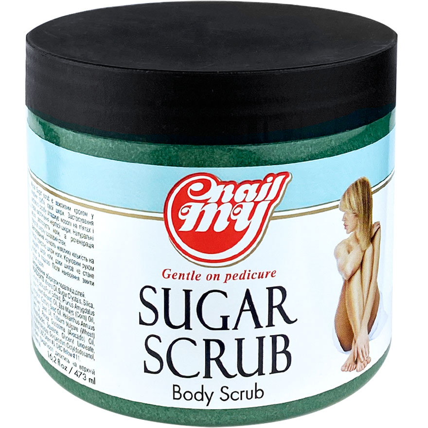 My Nail sugar foot scrub (melon with cucumber), 473 ml