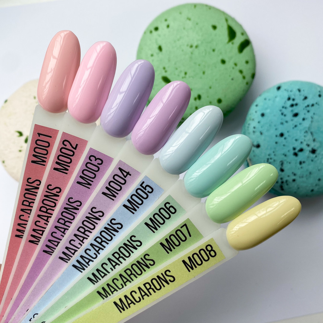 Гель-лак Komilfo Macarons M004 (пастельний бузковий, емаль), 8 мл
