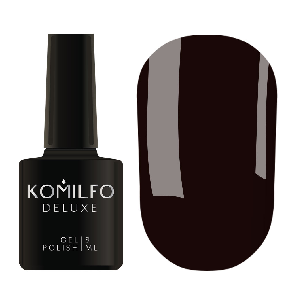 Gel varnish Komilfo DeLuxe Termo C003 (light brown, when heated - bright light green), 8 ml