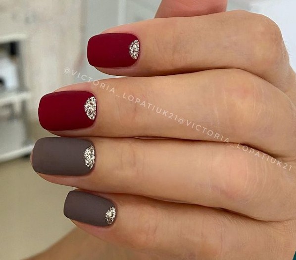 Molekula gel varnish No. 075 (burgundy-plum, enamel), 11 ml