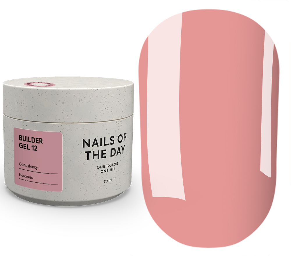 Nails Of The Day Гель для нігтів Builder gel 12, 30 мл
