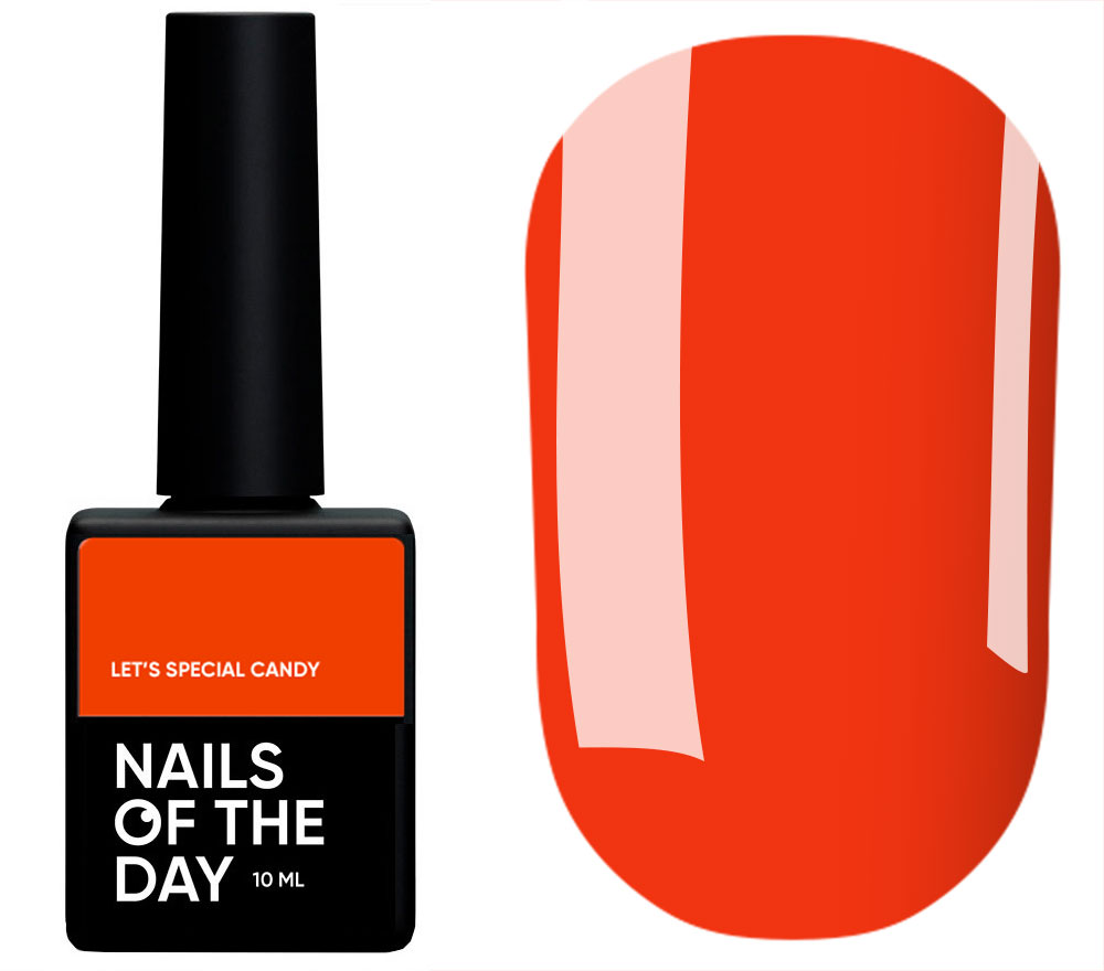 Nails Of The Day Гель-лак Let’s special Coral, 10 мл