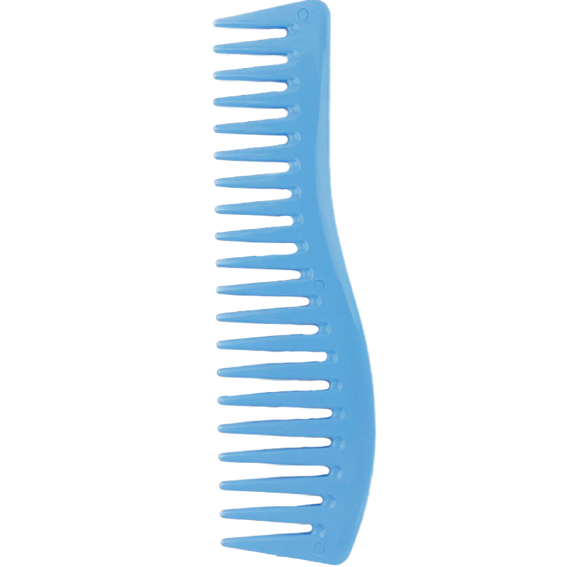 EUROstil Comb combination for hairstyle modeling, blue