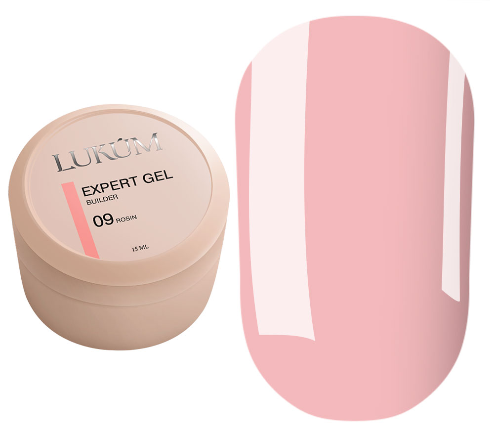 Lukum Гель для ногтей Expert Builder Gel №09, 15 мл