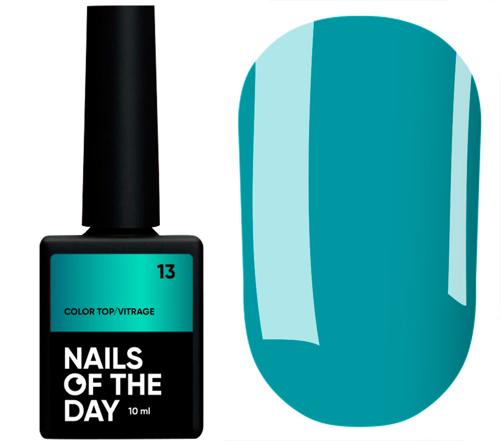 Nails Of The Day Топ для нігтів Vitrage №13, 10 мл