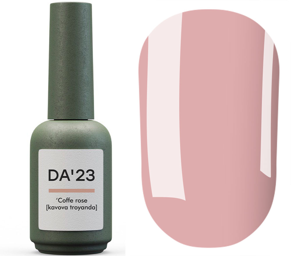 DA_23 Gel-lite Coffe rose [kavova troyanda] coffee rose, 14 ml