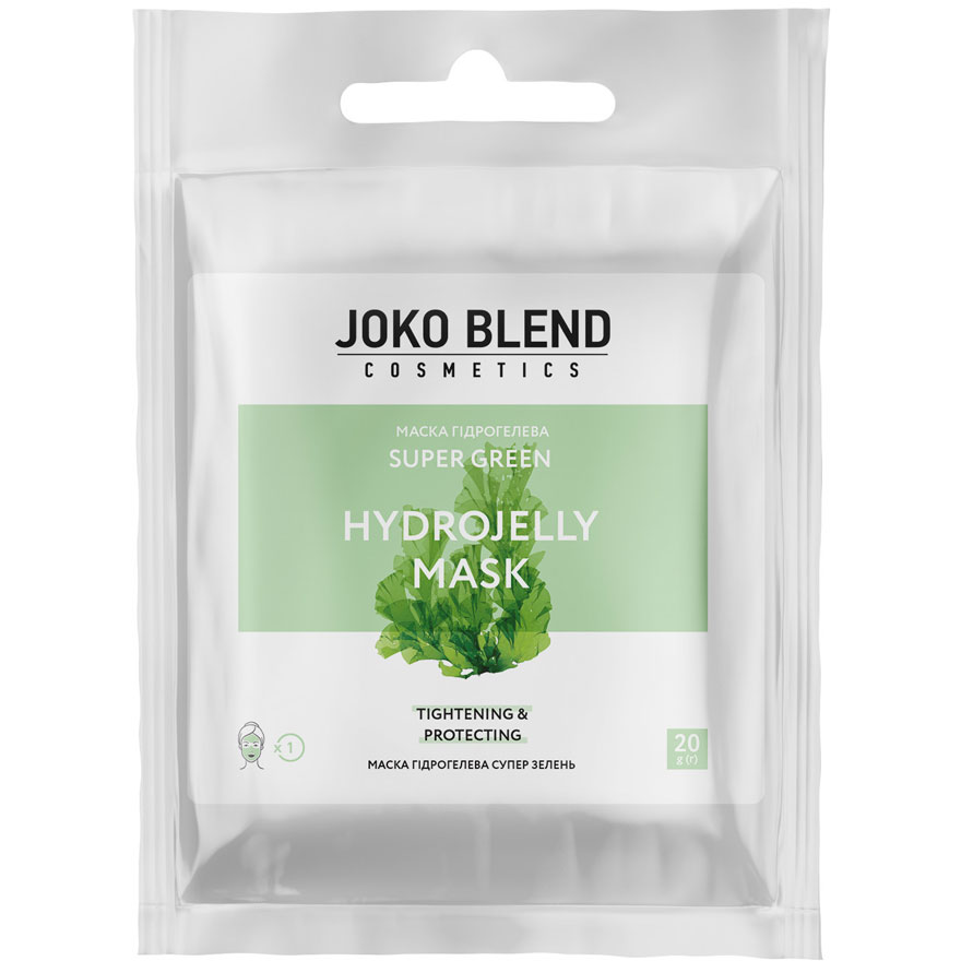 JOKO BLEND Super Green hydrogel mask, 20 g