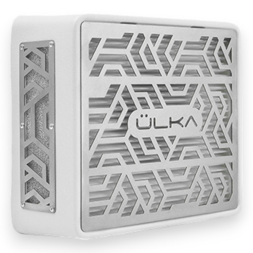 ÜLKA X2F Premium Маникюрная вытяжка из Хеппа фильтром, белая, металлическая решетка