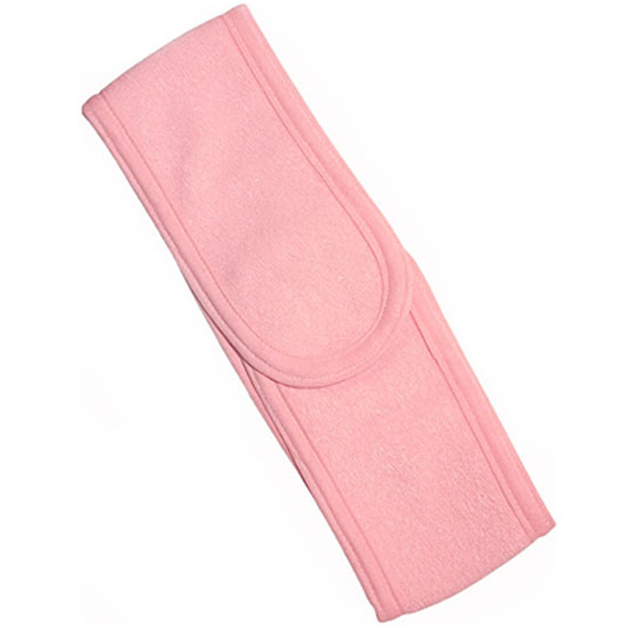 Cosmetic bandage for hair, terry, light pink
