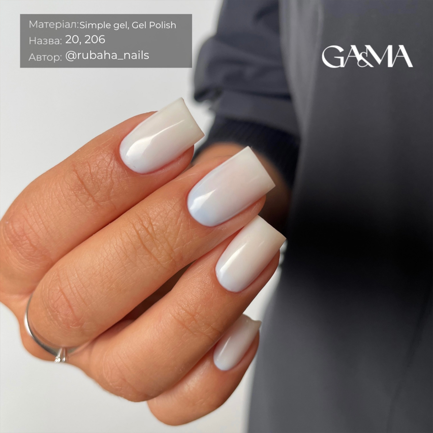 GA&MA Gel sample Simple gel 001 Clear, 15 ml