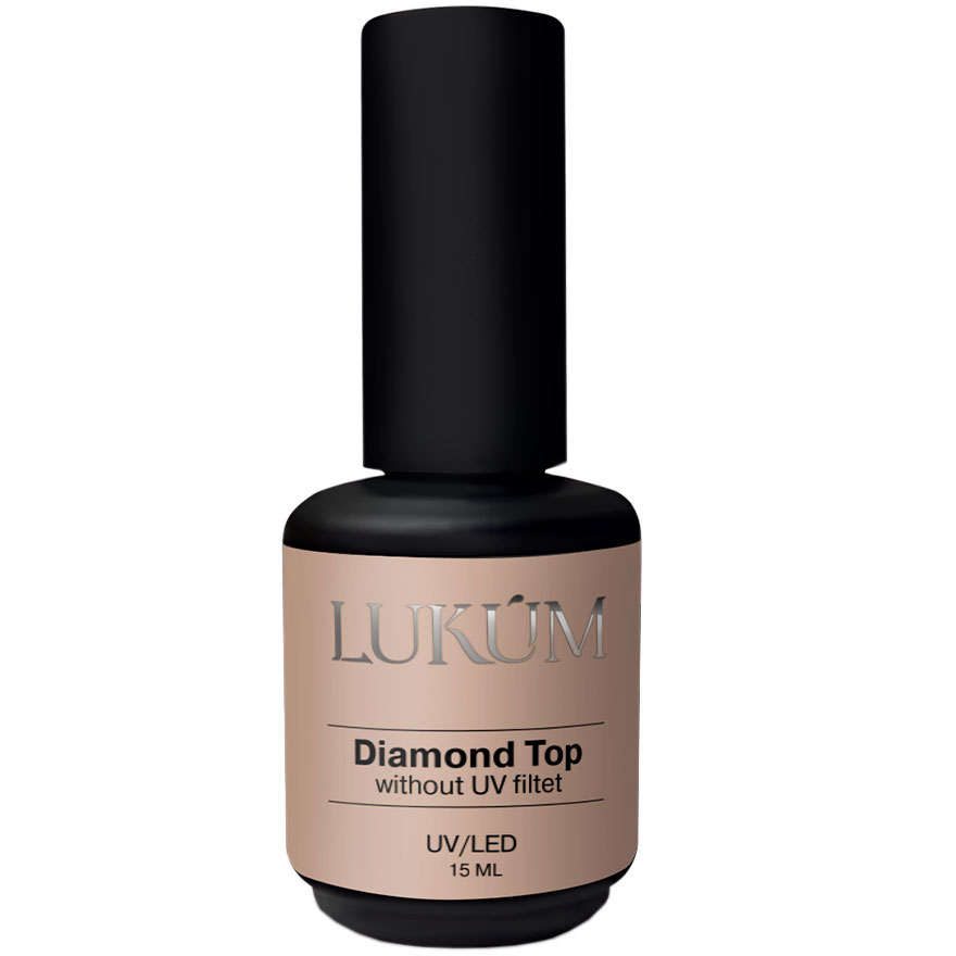 Lukum Топ для ногтей Diamond Top, 15 мл