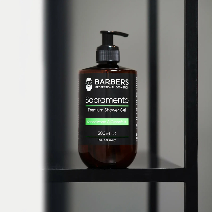 BARBERS Гель для душу Sacramento, 500 мл