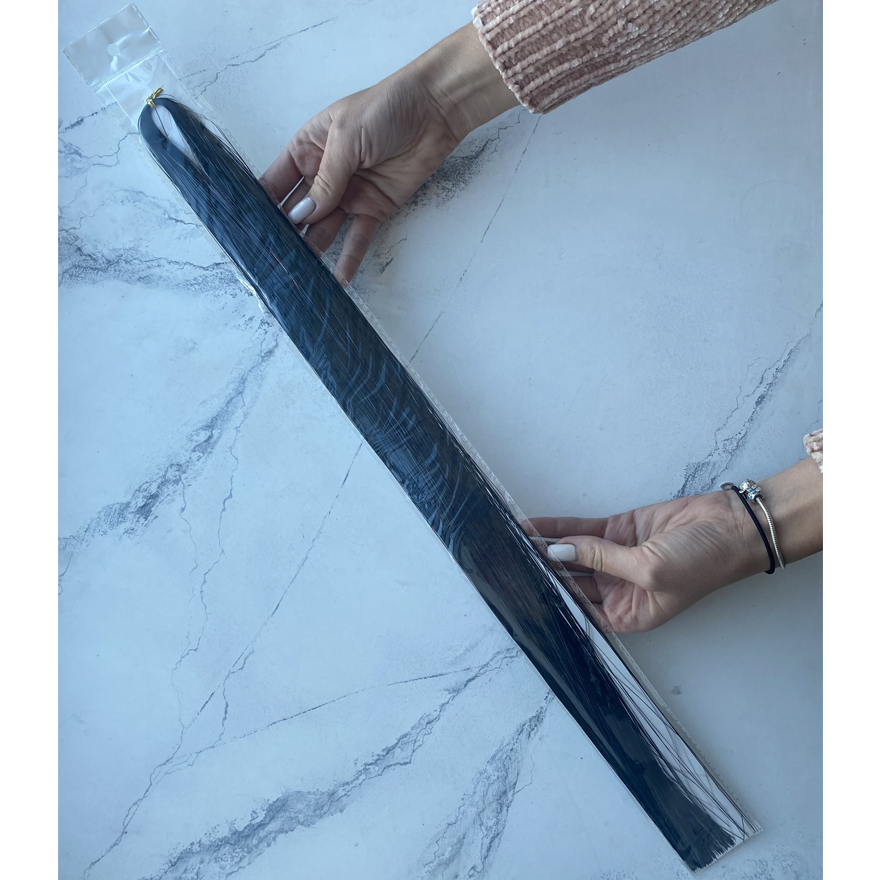 Блестящая нить для волос "Волосы феи" (черный)