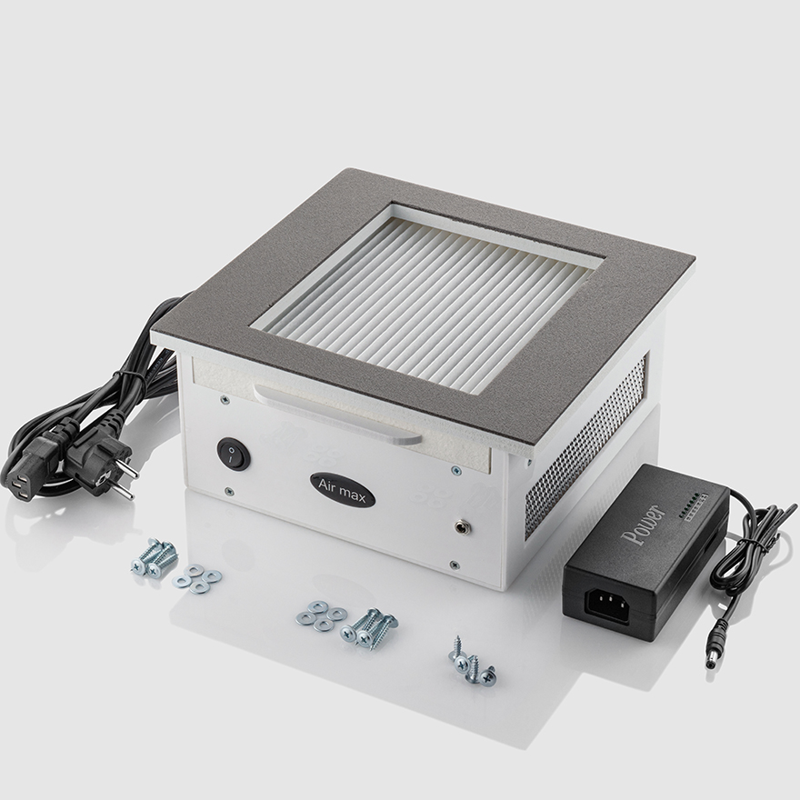 AIR MAX Manicure hood VF 12 Plus with white steel panel (24 month warranty) AIR MAX Manicure hood VF 12 Plus with white steel panel (24 month warranty)