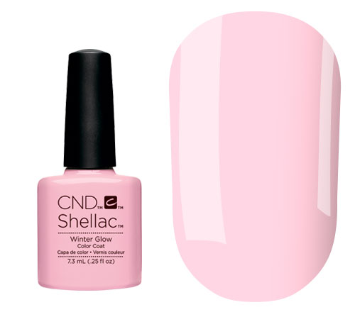 СND Shellac Winter Glow gel-varnish (nude pink, enamel) 7.3 ml